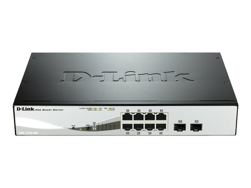 D Link Web Smart Dgs 1210 08p